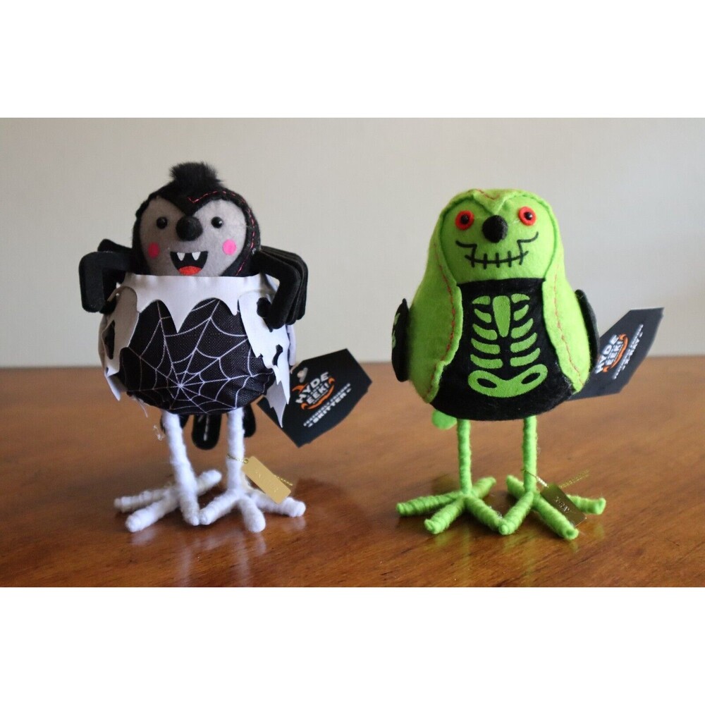 Target Hyde and Eek 2024 Halloween Birds Featherly Friends Skitter And X-Ray